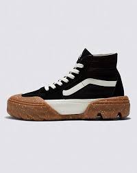 Sk8-Hi Tapered Modular Speckled Gum Shoe in Black | Vans