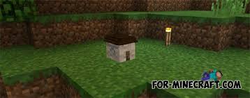 The structures include houses, a mob trap, a tent, a pool, a fountain, and a stable. Smallest House Mod For Minecraft Pe 0 15 0 16 0