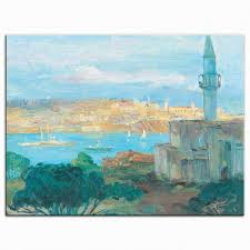 Ibrahim Calli Bogaz Tablosu 1934 Tarihli Istanbul Sanat Evi Resim Sanati Resim Sanatcilar