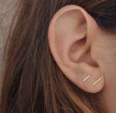 Staple Studs Ear Piercings Jewelry