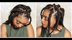 The sections in traditional … Medium Triangle Box Braids Youtube