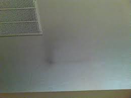 Go up in the attic, locate the wire/hole and look for a moisture source. Cold Spots That Leave Stains On Ceiling Thermal Imaging Infrared Cameras Energy Audits Internachi Forum