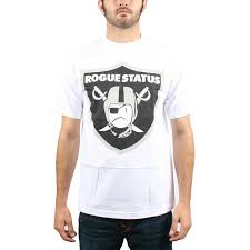 Rogue Status Dta Mens Raiders T Shirt In White