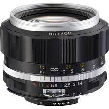Voigtlander Nokton 58mm F 1 4 Sl Ii S Lens Silver Vintage Camera Lens Lens Vintage Cameras