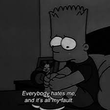 Sad edits for days ❤ like if you are sad or heartbroken song used: Os Simpsons Tumblr Sad