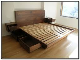 Learn how to build this diy farmhouse platform bed with storage underneith! Enhance Your Dream With Our 10 Amazing Floating Bed Frame Design Ideas Wood Bed Design Bed Frame Design Floating Bed Frame