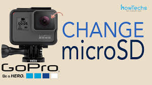 Gopro Hero5 How To Insert And Remove Microsd Card Youtube