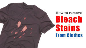 I would be wary of putting bleach in because some may stay in the pipes and it is corrosive too. How To Remove Bleach Stains From Clothes No Need To Wash Require Only Two Minutes Youtube