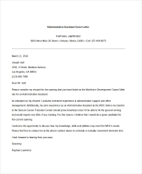 Cover letter for administrative assistant. Free 8 Sample Administrative Assistant Cover Letters In Ms Word Pdf