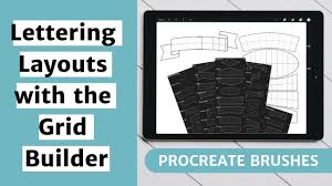 Maybe you would like to learn more about one of these? Lettering Layouts With The Grid Builder In Procreate Youtube