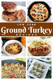 12 Low Carb Ground Turkey Recipes When You Need A Break From Chicken And Beef Ground Turkey Recipes Healthy Healthy Turkey Recipes Low Carb Ground Turkey Recipe