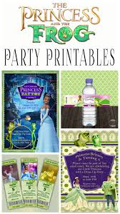 Free printable princess birthday invitations. Princess And The Frog Birthday Party Printables Raising Tween And Teen Girls