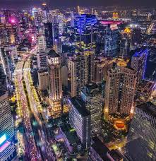 Jakarta is the capital city of the republic of indonesia. Jakarta At Night City Cities Buildings Photography Jakarta City City Lights At Night Panorama City