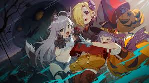 Lantern information, including related anime and manga. Wallpaper The Email Protected Halloween Jack O Lantern Anime Girls 3000x1688 Wak987654321 1949073 Hd Wallpapers Wallhere