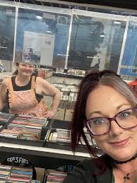 Check out our new neighbour ! Crate.Digger.Vinyl.com ! How amazing does his  stall look ?? 😍 Come and visit him and make sure you tell him he's lucky  to have neighbours like