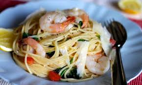 Prawn And Spinach Spaghetti Recipe With Images Spaghetti Recipes