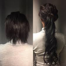 Short hair to extensions before and after. Hair Extensions Before And After See Hair Extensions Transformations