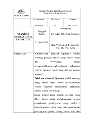 Salah satu keuntungan bekerja di rumah sakit ya ini, bisa mendaftarkan keluarga lebih awal ke poliklinik yang dituju. Sop Uraian Tugas So