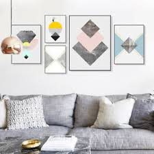 The nordic way of life. Nordic Abstract Geometric Poster Print Home Decor Wall Art Canvas Painting Home Decor Modernism Nautical Home Decor Posters Prints