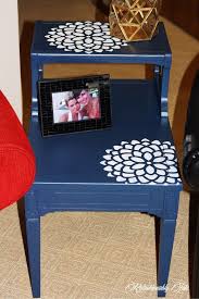A Two Tiered Transformation Side Table Makeover Table Makeover Antique Side Table
