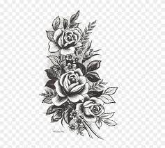 Rose Tattoo Transparent Png Stickpng Free Png Archive Feather Tattoo Design Geometric Rose Tattoo Vintage Flower Tattoo