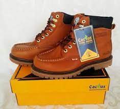 Select a filter to easily see availability in store. Cactus Work Boots 625m Light Brown 6 Moc Toe Real Leather New In Box Ebay