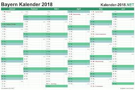 Laden sie unseren kalender 2021/2022 mit den feiertagen für bayern in den formaten pdf oder png. Kalender 2018 Bayern