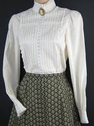 Laura Ashley Vintage Ivory Victorian Edwardian High Neck Lace Ruffle Blouse Uk 12 Lace Ruffled Blouse Lace Shirt Outfit Edwardian Fashion