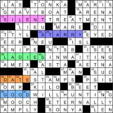 Check spelling or type a new query. Tuesday June 15 2021 Diary Of A Crossword Fiend