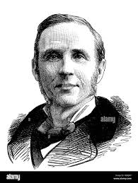 John Morley, English politician, historic image, 1883 Stock Photo