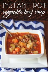 Instant Pot Vegetable Beef Soup A Quick And Easy Dinner That Is Both Full Of Flavor And Instant Pot Dinner Recipes Instant Pot Soup Recipes Beef Soup Recipes
