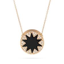 House Of Harlow 1960 Mini Pave Sunburst Necklace In Black House Of Harlow House Of Harlow 1960 Harlow Necklace