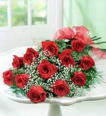 Red Presentation Bouquet Graduation Flowers Red Rose Bouquet Wedding Flowers