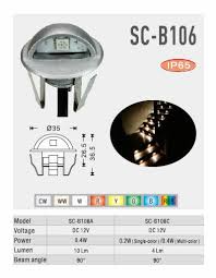 Deck Light Led Warm White 0 4 Watt 10 Lumen 90 12 Volt Input