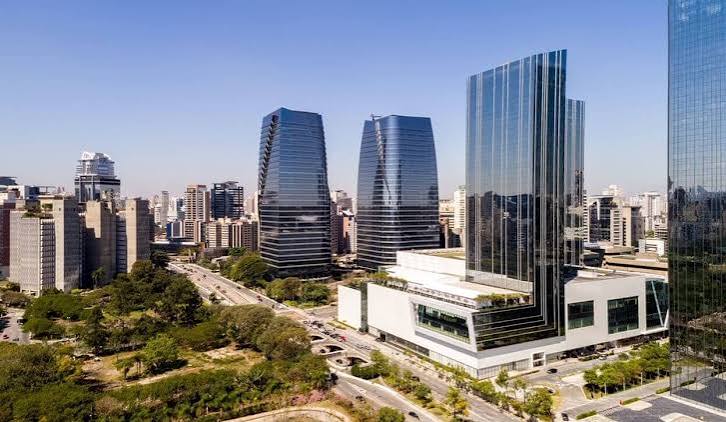 Visão do bairro do Itaim Bibi em São Paulo