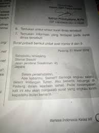 Jelaskan Isi Surat Pribadi Tersebut Please Secepatnya Yah Rabu Di Kumpulkan Brainly Co Id