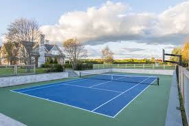 These can be done on your own at little cost or professionally for a few hundred dollars. Har Tru Sunken Tennis Court Tennis At Home Farrellbuildingcompany Customize Tennis Court Backyard Tennis Court Backyard