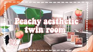 Check spelling or type a new query. Peach Aesthetic Twin Room 9k No Gamepass Bloxburg Speedbuilds Youtube