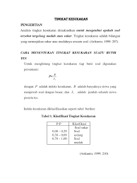 Check spelling or type a new query. Bahan Ajar Minggu Ke 13 Analisis Instrumen Tk Dp Analisis Pengecoh