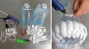 Resultado de imagen para reciclaje con botellas de plastico