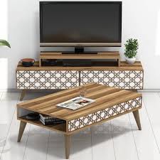 Variant Mobilya City Tv Unitesi Ve Orta Sehpa Takimi Ceviz Fiyati