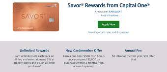 No fees, no minimums and early direct deposit—talk about easy decisions. Capital One Savor And Savorone Card Review 300 Signup Bonus And 4 Dining Entertainment Category Doctor Of Credit