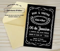 Convite Cha Bar Jack Daniels Digital No Elo7 Conviteria Daline 9a637c Cha Bar Convite Convite Cha Convite