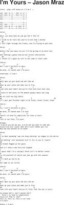 I M Yours Jason Mraz Ukulele Tabs Ukulele Songs Ukulele Chords Songs Guitar Chords For Songs
