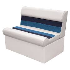 Get the best deals on benches stools. Wise 8wd100 1008 Deluxe Series 29 25 H X 37 W X 24 D White Navy Blue Pontoon Bench Seat Cushion Boatid Com