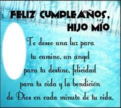 Photo Montage Cc Hijo Mio Feliz Cumpleanos Pixiz
