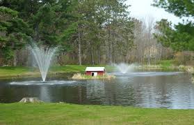 Pond aerators and air pumps add necessary oxygen to your pond. Large Pond Aeration Outdoortheme Com