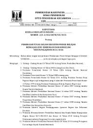 Contoh surat pembagian tugas mengajar. Sk Pembagian Tugas Baru 16