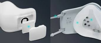 Lg puricare™ 360º air purifier single booster. High Tech Face Mask Lg Puricare Wearable Air Purifier Pandemic Gadgets