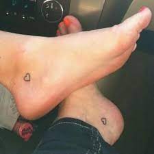 Pin By Madison Williams On Clothess And Shoesss Small Foot Tattoos Heart Tattoo Ankle Foot Tattoos